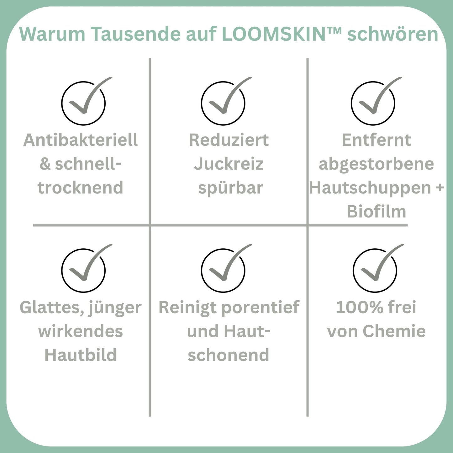 LOOMSKIN™ - nachhaltiges Peelingtuch