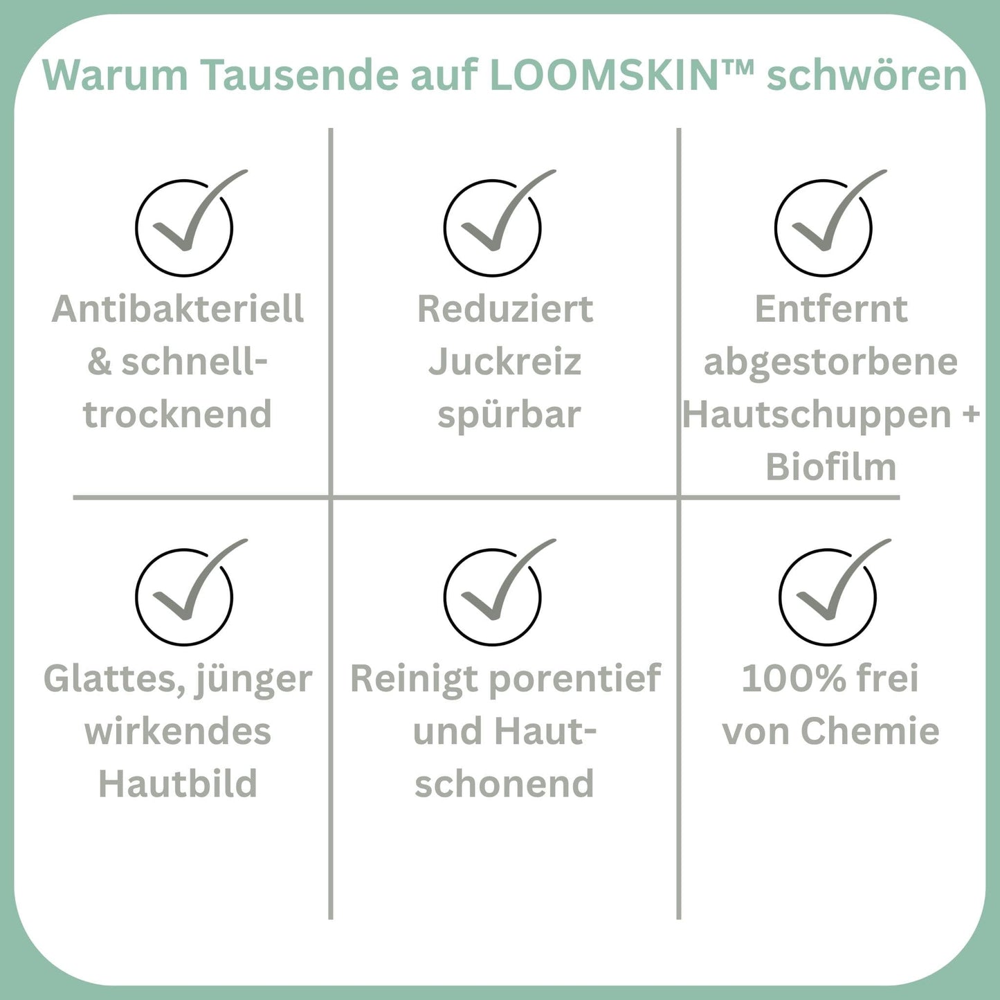 LOOMSKIN™ - nachhaltiges Peelingtuch