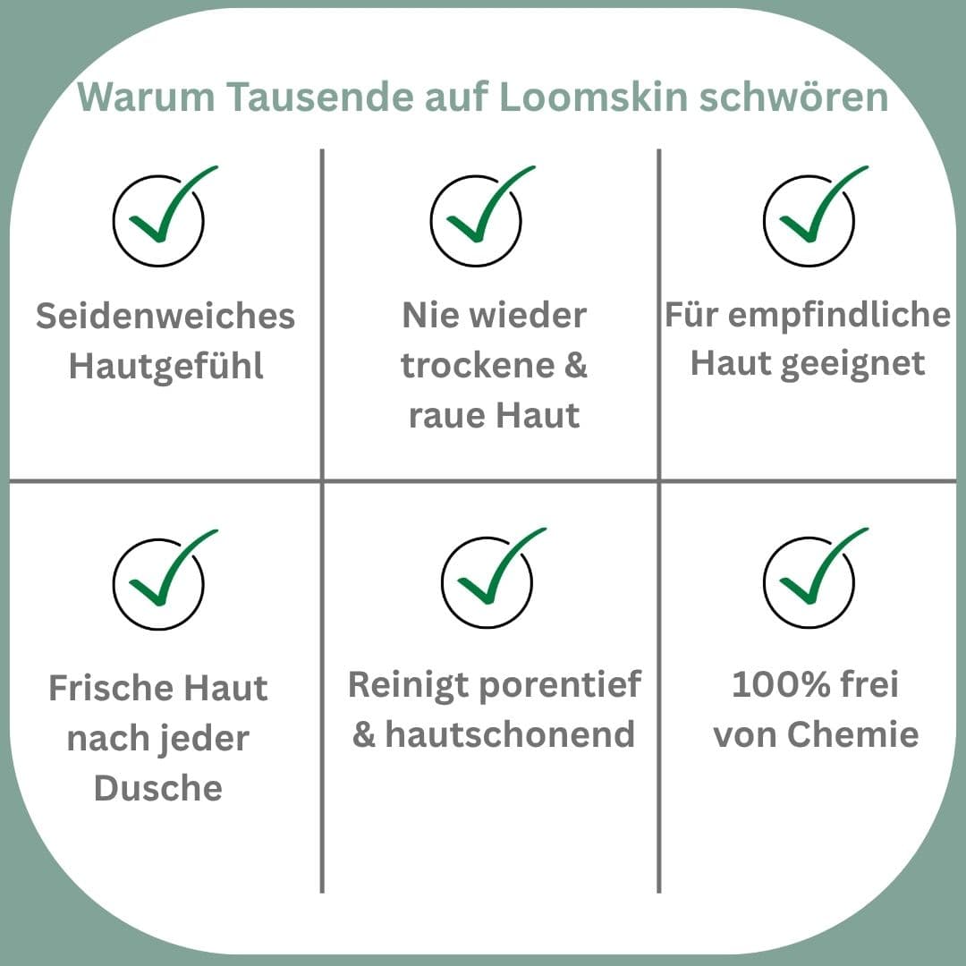 LOOMSKIN™ - antibakterielles Peelingtuch